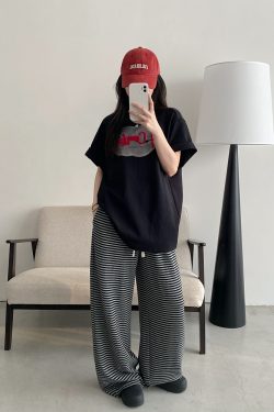 Women’s Spring Summer Short Sleeve T-Shirt - Cold Brew Inspired Two-Color Printed Embroidered Design