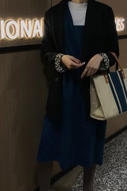 Women's Striped Canvas Briefcase Handheld Crossbody Bag, Minimalist Large Capacity Professional Style for Students and Work