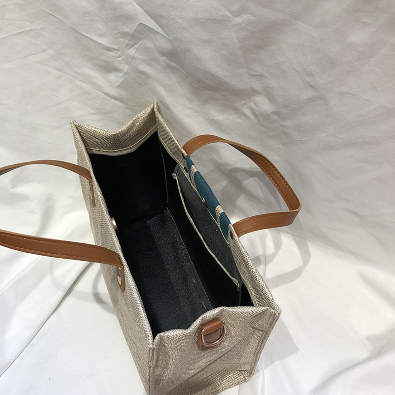 Women's Striped Canvas Briefcase Handheld Crossbody Bag, Minimalist Large Capacity Professional Style for Students and Work Women's Striped Canvas Briefcase Handheld Crossbody Bag, Minimalist Large Capacity Professional Style for Students and Work