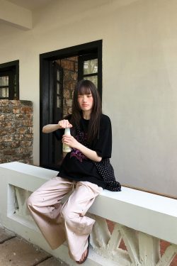 Women's Summer 2025 Loose-Fit Wide-Leg Cargo Pants with Elastic Waist - Casual Straight Long Pants for Petite Sizes