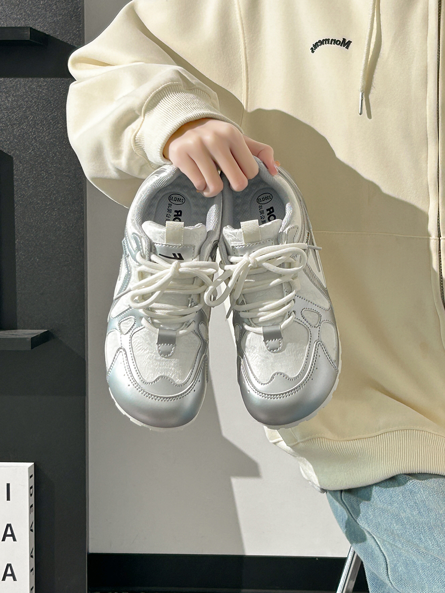 Women's Summer Ballet-Style Breathable Soft-Soled White Sneakers - Trendy Korean Design Women's Summer Ballet-Style Breathable Soft-Soled White Sneakers - Trendy Korean Design