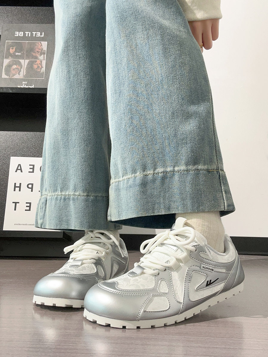 Women's Summer Ballet-Style Breathable Soft-Soled White Sneakers - Trendy Korean Design Women's Summer Ballet-Style Breathable Soft-Soled White Sneakers - Trendy Korean Design