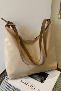 Women's Summer Canvas College Bag - Petite Korean Style Niche Design for Carrying Books - 2025 Trendy Small Tote