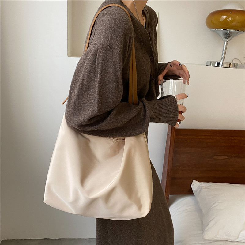 Women's Summer Canvas College Bag - Petite Korean Style Niche Design for Carrying Books - 2025 Trendy Small Tote Women's Summer Canvas College Bag - Petite Korean Style Niche Design for Carrying Books - 2025 Trendy Small Tote