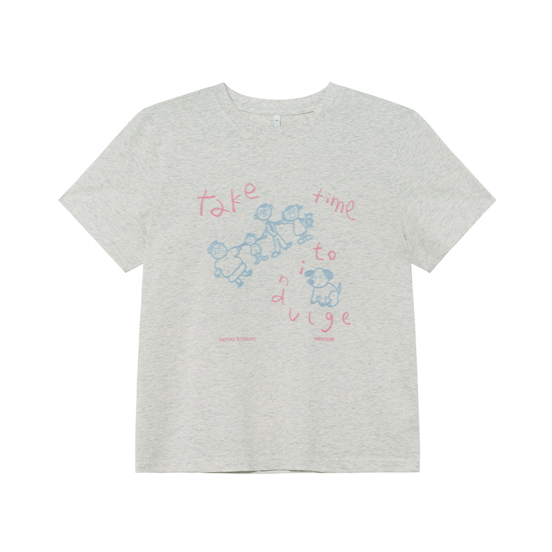 Women's Summer Loose Slim Fit Short Sleeve T-shirt with Original Letter Print and Chain Embroidery - Pure Cotton Casual Top Women's Summer Loose Slim Fit Short Sleeve T-shirt with Original Letter Print and Chain Embroidery - Pure Cotton Casual Top