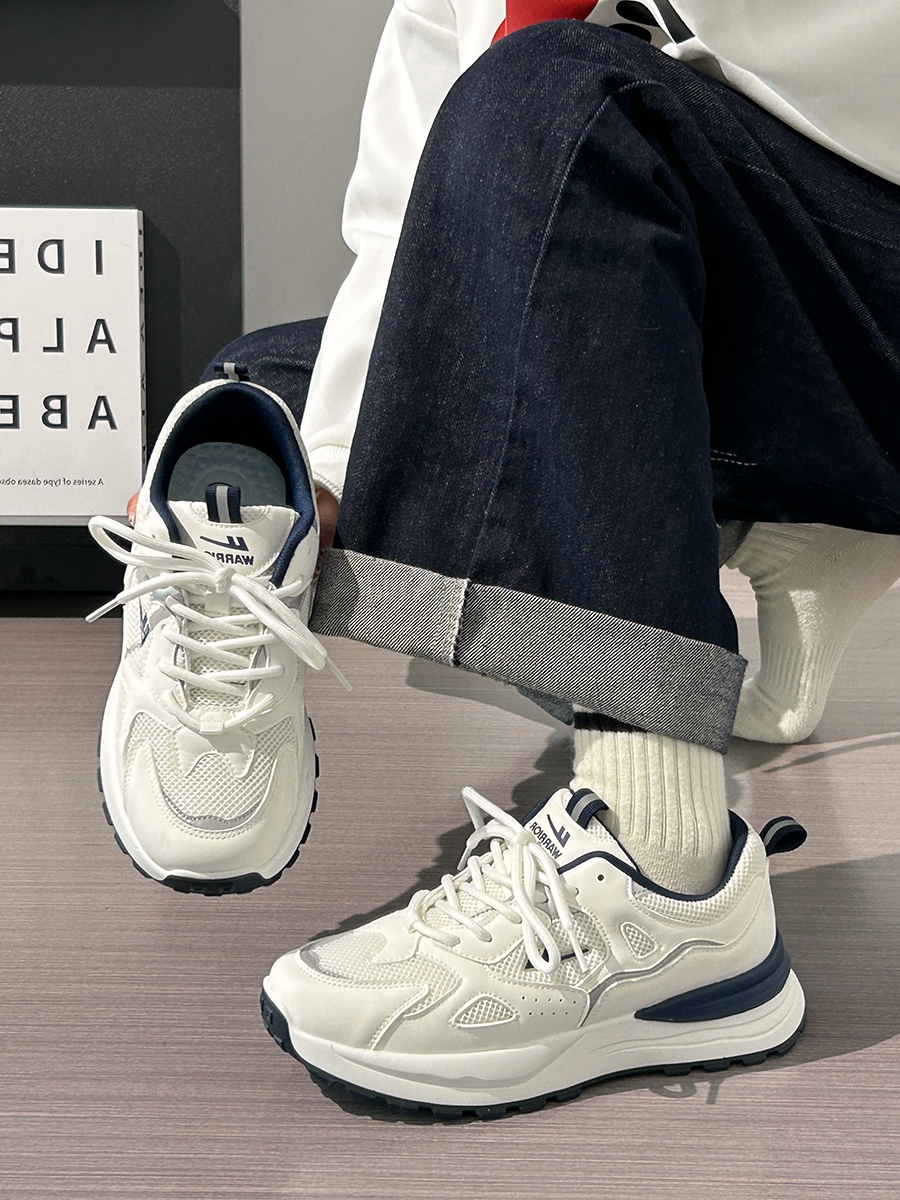 Women's Summer Mesh Breathable Casual Sports Shoes, Versatile Soft-Soled White Dad Sneakers, Korean Style for Students Women's Summer Mesh Breathable Casual Sports Shoes, Versatile Soft-Soled White Dad Sneakers, Korean Style for Students