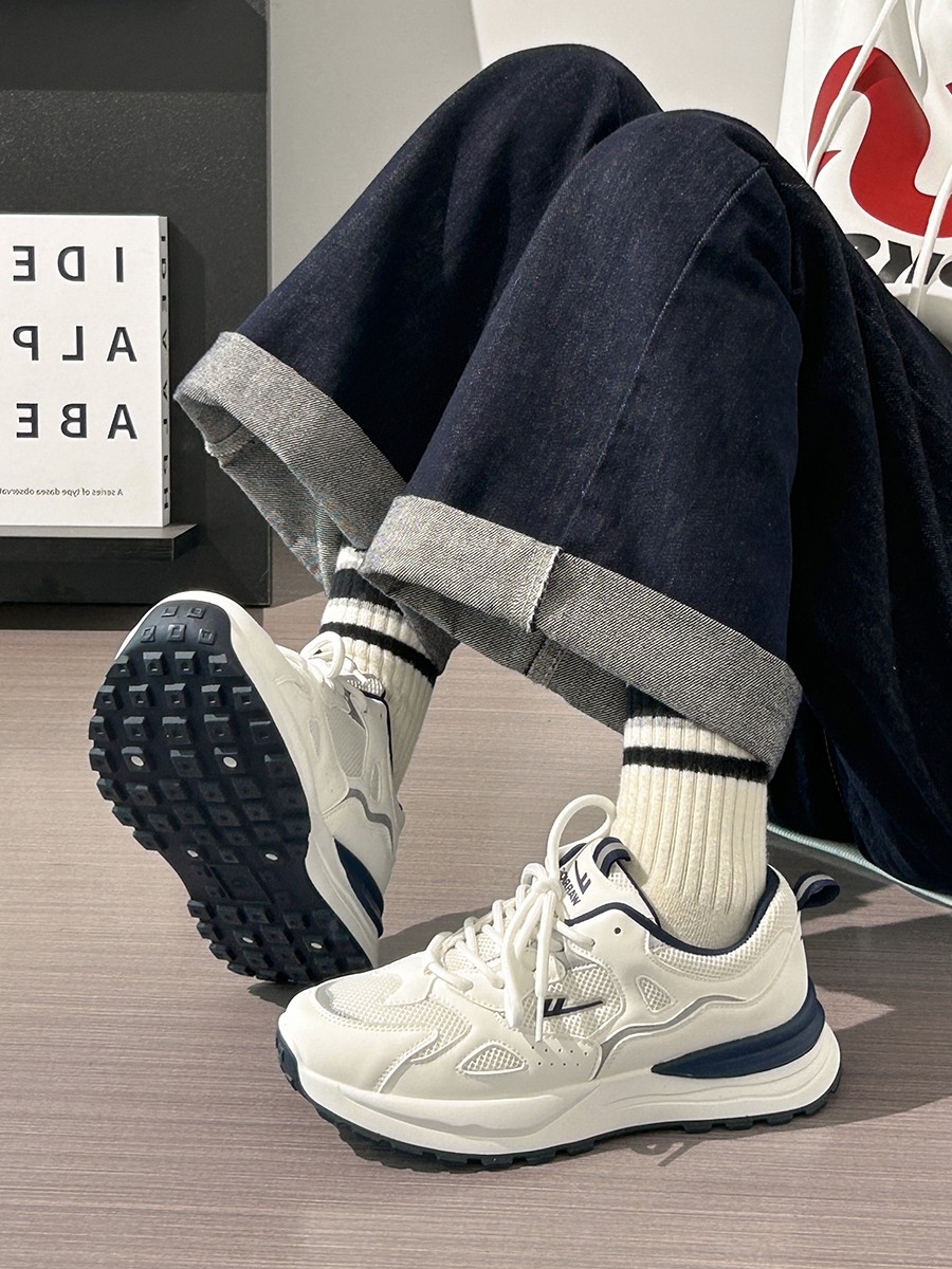 Women's Summer Mesh Breathable Casual Sports Shoes, Versatile Soft-Soled White Dad Sneakers, Korean Style for Students Women's Summer Mesh Breathable Casual Sports Shoes, Versatile Soft-Soled White Dad Sneakers, Korean Style for Students