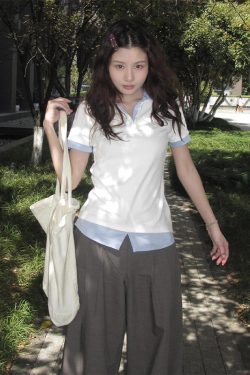 Women's Summer Plaid V-Neck Polo Shirt Two-Piece Outfit - Short Sleeve, Slim Fit College Style Top