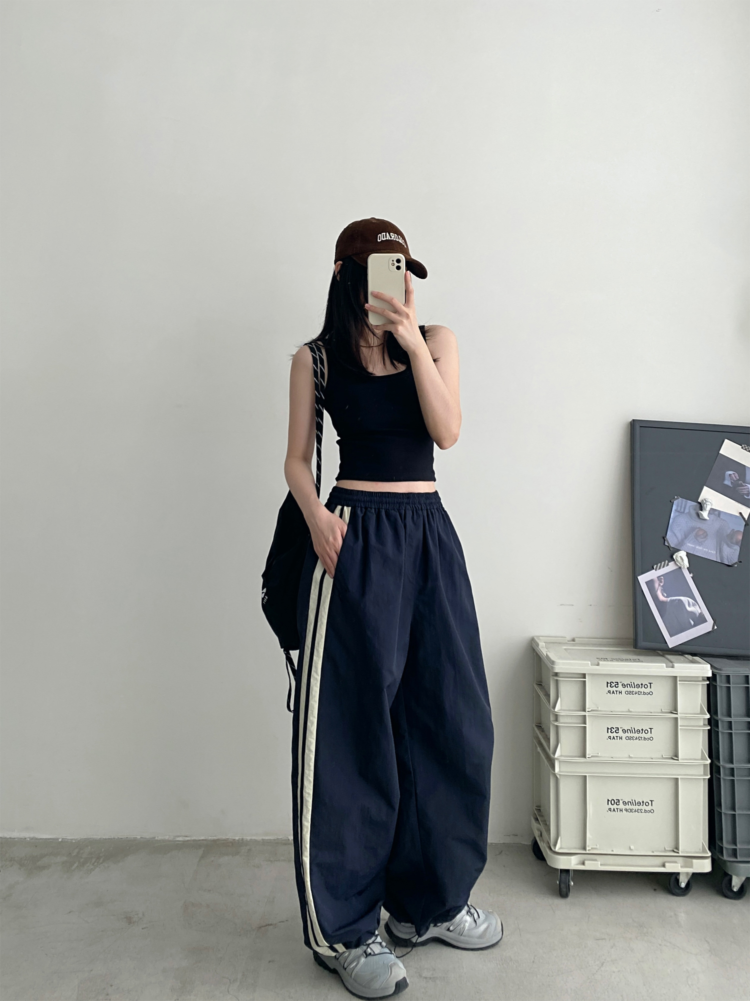 Women's Sun Grapefruit Embroidered Two-Way Stretch Slimming Sports Pants - Versatile Casual Long Pants for Activewear Women's Sun Grapefruit Embroidered Two-Way Stretch Slimming Sports Pants - Versatile Casual Long Pants for Activewear