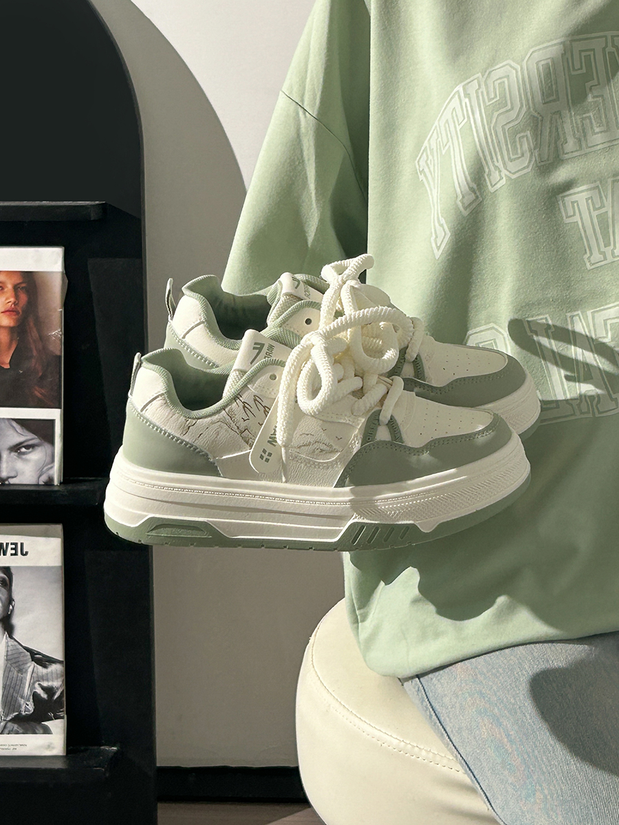 Women's Thick-Soled Big Head Shoes - Breathable White Board Shoes for Summer 2025 - Trendy Casual Footwear Women's Thick-Soled Big Head Shoes - Breathable White Board Shoes for Summer 2025 - Trendy Casual Footwear