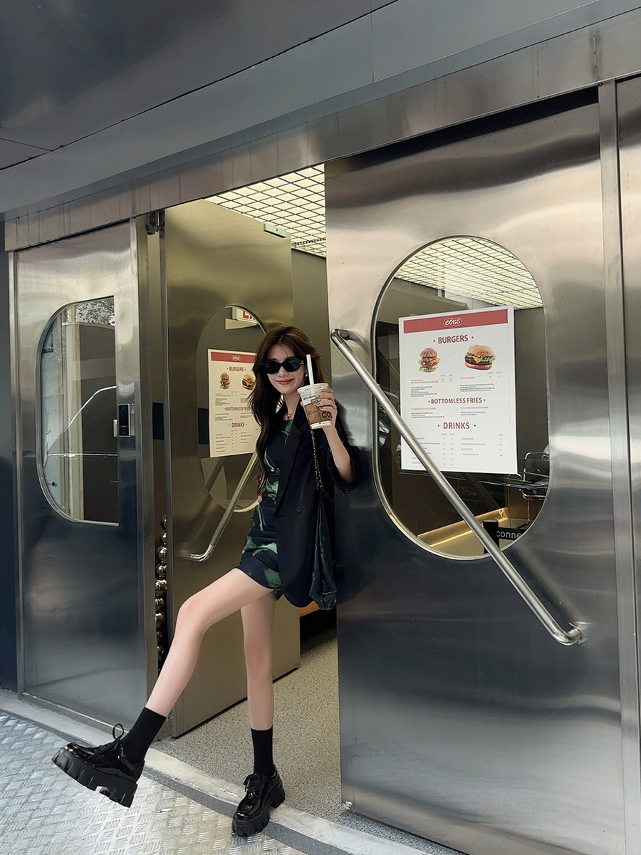 Women's Thick-Soled Height-Increasing Leather Loafers, Retro British Style Chunky Heel Platform Flats Women's Thick-Soled Height-Increasing Leather Loafers, Retro British Style Chunky Heel Platform Flats