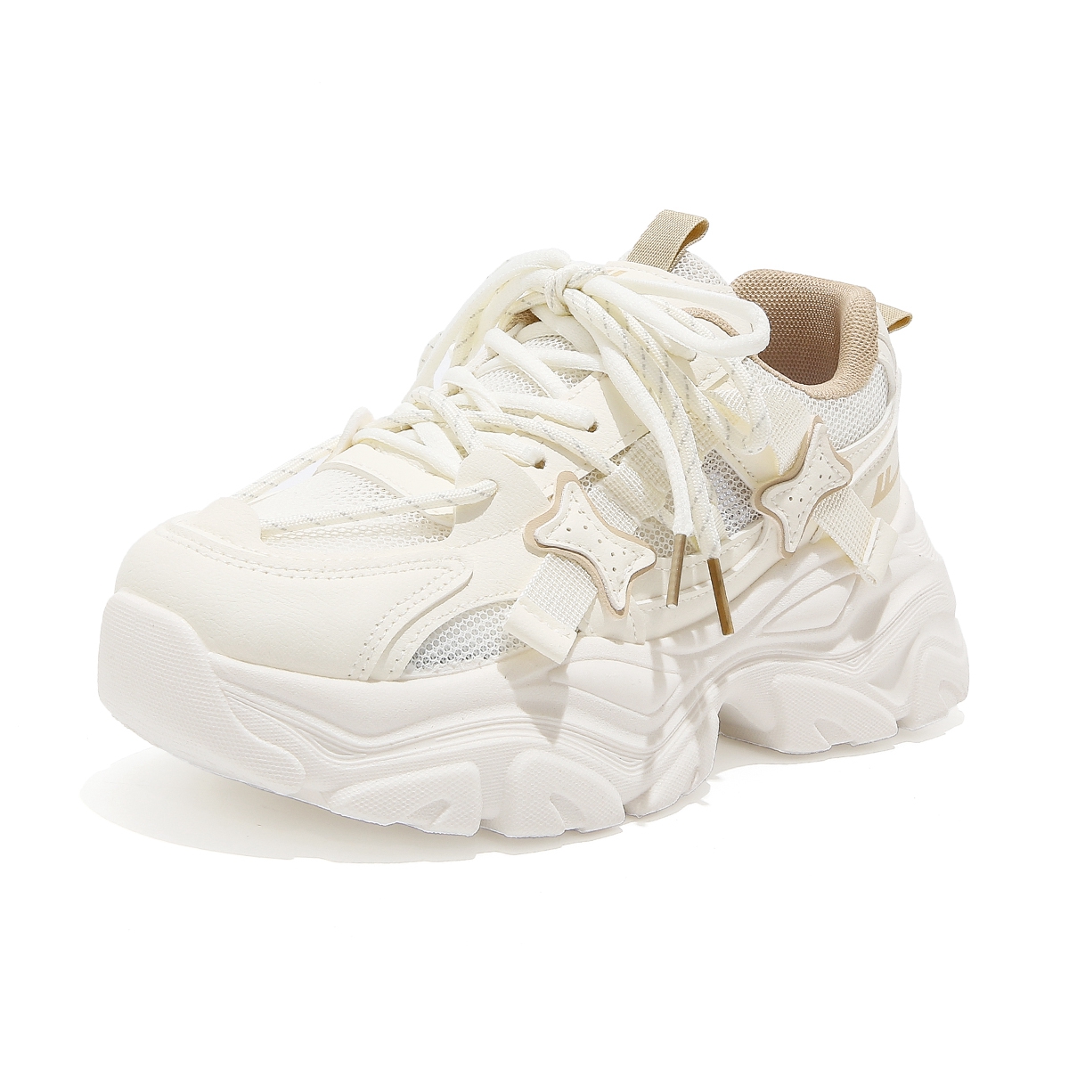 Women's Trendy Breathable Summer Sports Shoes - Thick-Soled Mesh Dad Sneakers, Soft Sole, Ins Style, Perfect for Casual Wear Women's Trendy Breathable Summer Sports Shoes - Thick-Soled Mesh Dad Sneakers, Soft Sole, Ins Style, Perfect for Casual Wear