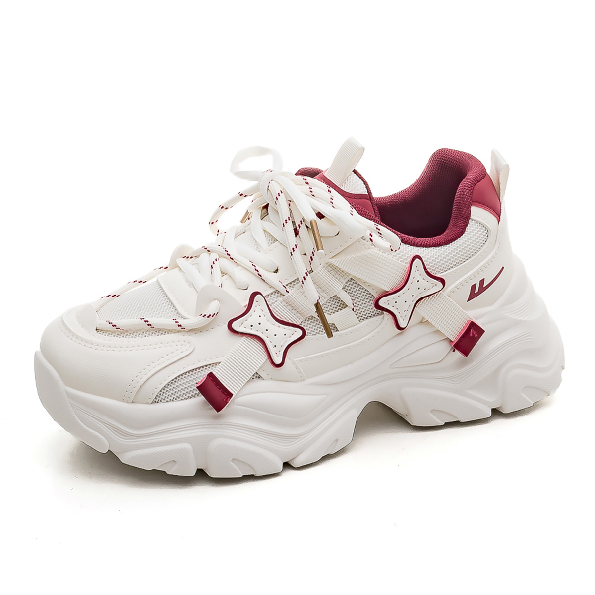 Women's Trendy Breathable Summer Sports Shoes - Thick-Soled Mesh Dad Sneakers, Soft Sole, Ins Style, Perfect for Casual Wear Women's Trendy Breathable Summer Sports Shoes - Thick-Soled Mesh Dad Sneakers, Soft Sole, Ins Style, Perfect for Casual Wear