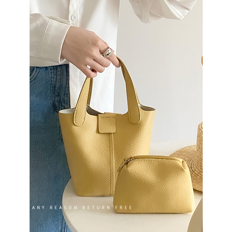 Women's Trendy PU Soft Leather Bucket Bag - Versatile Casual Crossbody Shoulder Bag for Summer 2025 Fashion Women's Trendy PU Soft Leather Bucket Bag - Versatile Casual Crossbody Shoulder Bag for Summer 2025 Fashion