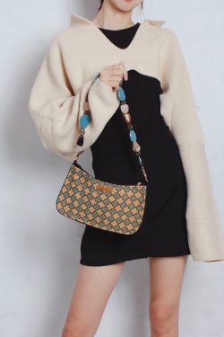Women's Vintage French Style Underarm Bag, Niche Design Small Crossbody Bag, Cute 2023 Spring Collection