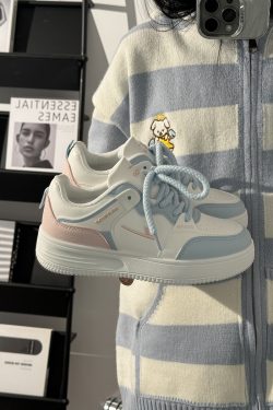 Women's White Canvas Sneakers - Lightweight, Breathable Mesh Summer Shoes, Korean Style Versatile Trendy Sports Footwear for Students