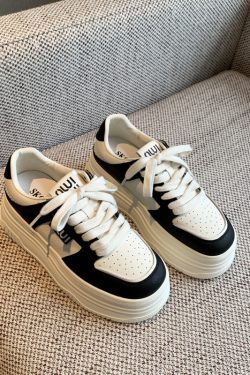 Women's White Height-Increasing Sneakers 2025 - Versatile Thick-Soled Casual Sports Shoes for Students