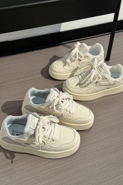 Women's White Sneakers 2025 - Breathable Simple Board Shoes for Students, Korean Style, Versatile Casual Footwear, Trendy INS Fashion