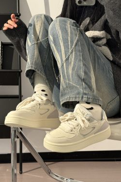 Women's White Sneakers 2025 - Breathable Simple Board Shoes for Students, Korean Style, Versatile Casual Footwear, Trendy INS Fashion