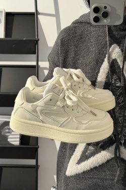 Women's White Sneakers 2025 - Breathable Simple Board Shoes for Students, Korean Style, Versatile Casual Footwear, Trendy INS Fashion