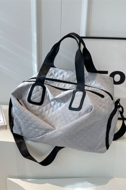 Women's Yoga Sports Bag with Dry Wet Separation, Large Capacity Fitness Bag, Handheld & Crossbody Travel Bag for Gym and Training