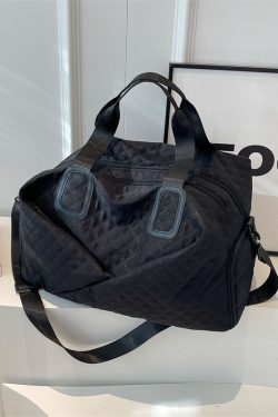 Women's Yoga Sports Bag with Dry Wet Separation, Large Capacity Fitness Bag, Handheld & Crossbody Travel Bag for Gym and Training