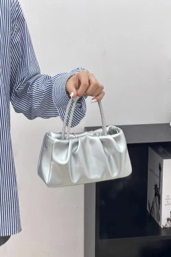Wrinkled Cloud Bag for Women - 2023 Summer Niche Design, Trendy Crossbody Handbag with Chain, Versatile Fashion Accessory