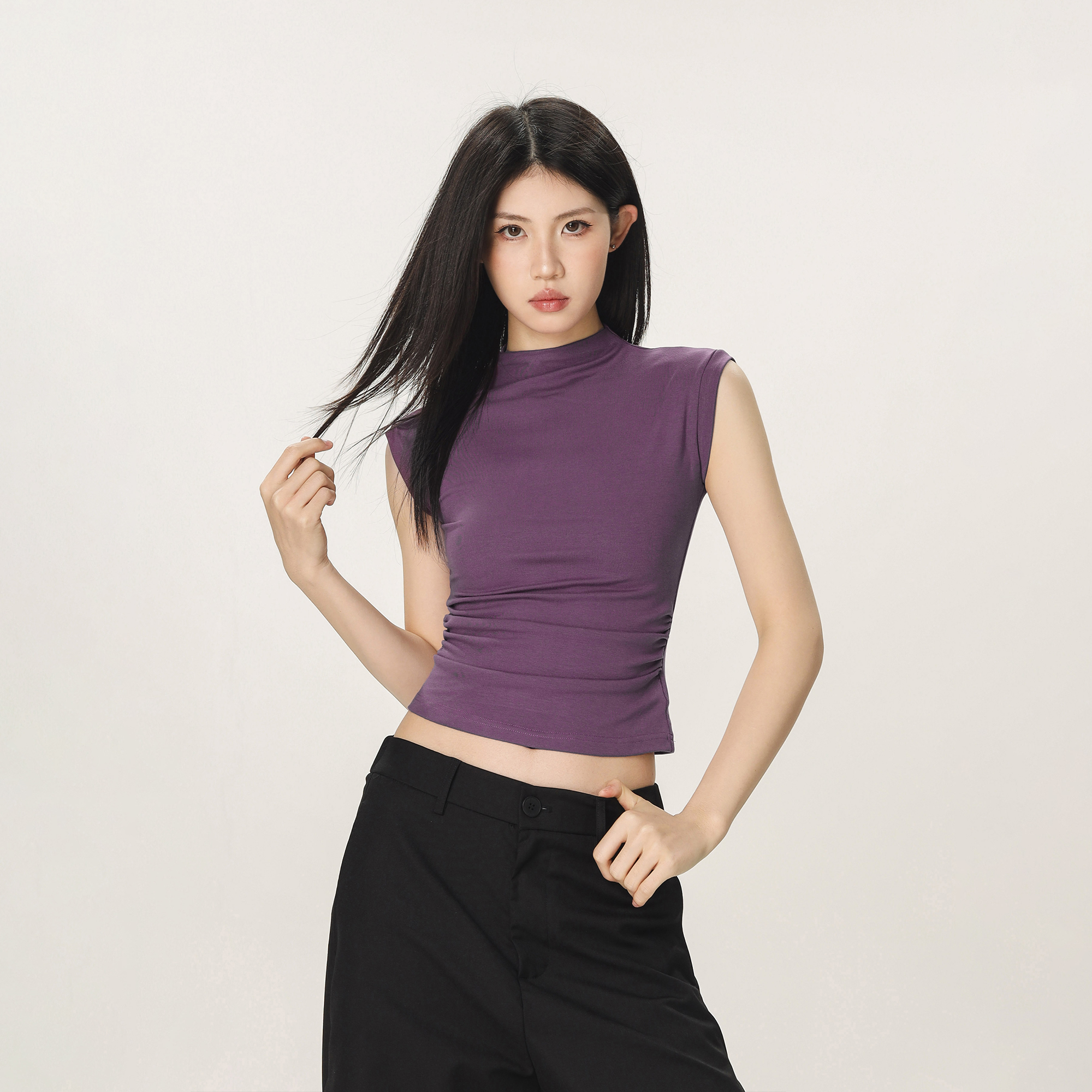 Y2K Casual Sleeveless Top for Women - High-End Feel Beer Captain American Style Y2K Casual Sleeveless Top for Women - High-End Feel Beer Captain American Style