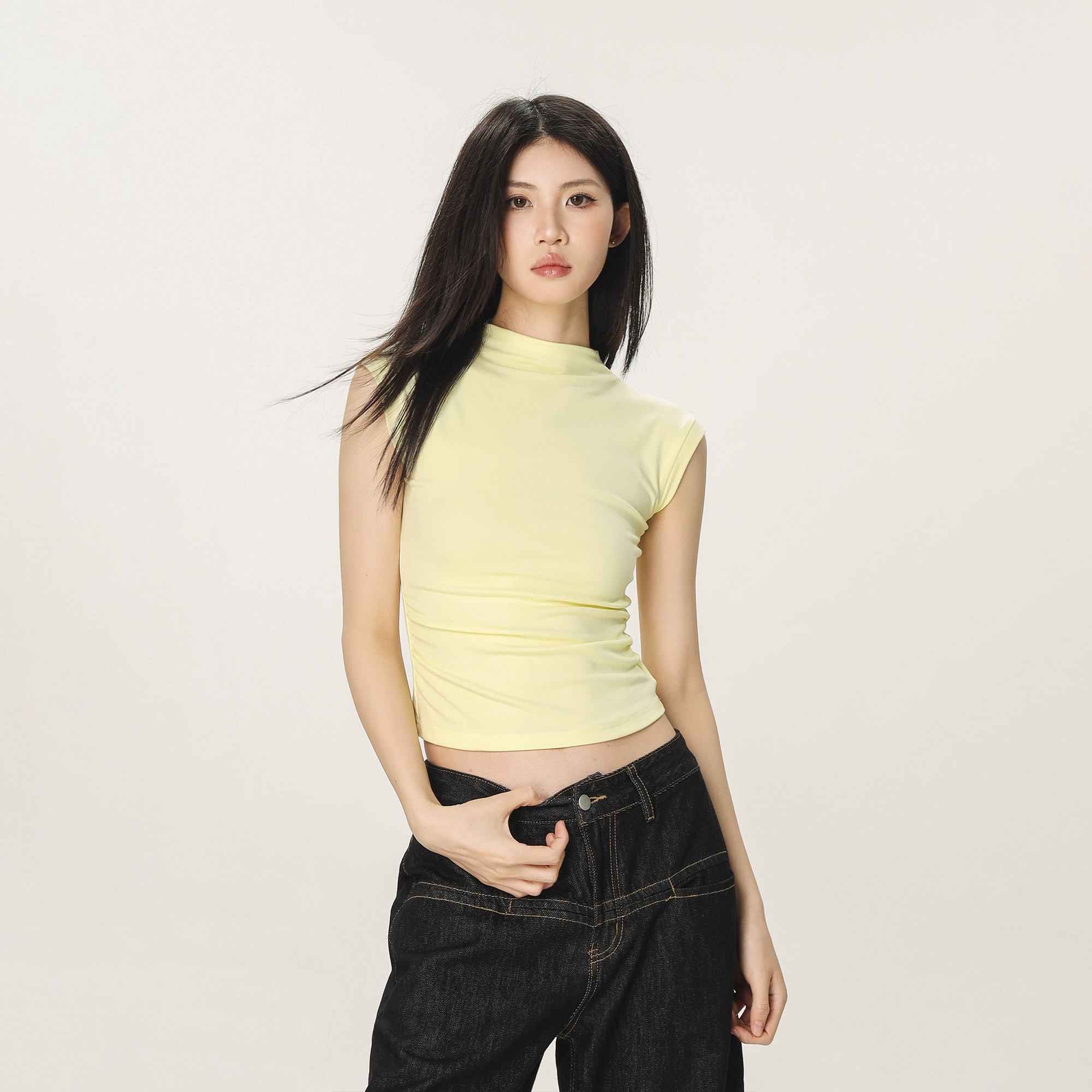 Y2K Casual Sleeveless Top for Women - High-End Feel Beer Captain American Style Y2K Casual Sleeveless Top for Women - High-End Feel Beer Captain American Style