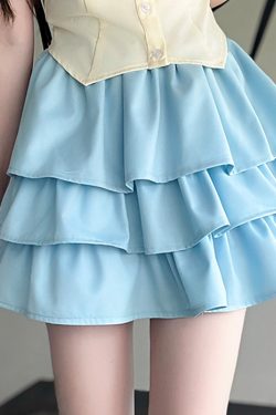 Yellow Short-Sleeve Sailor Suit JK Uniform Set with Waist-Cinching Design - Cute Pudding Bear Inspired Look for Y2K Style