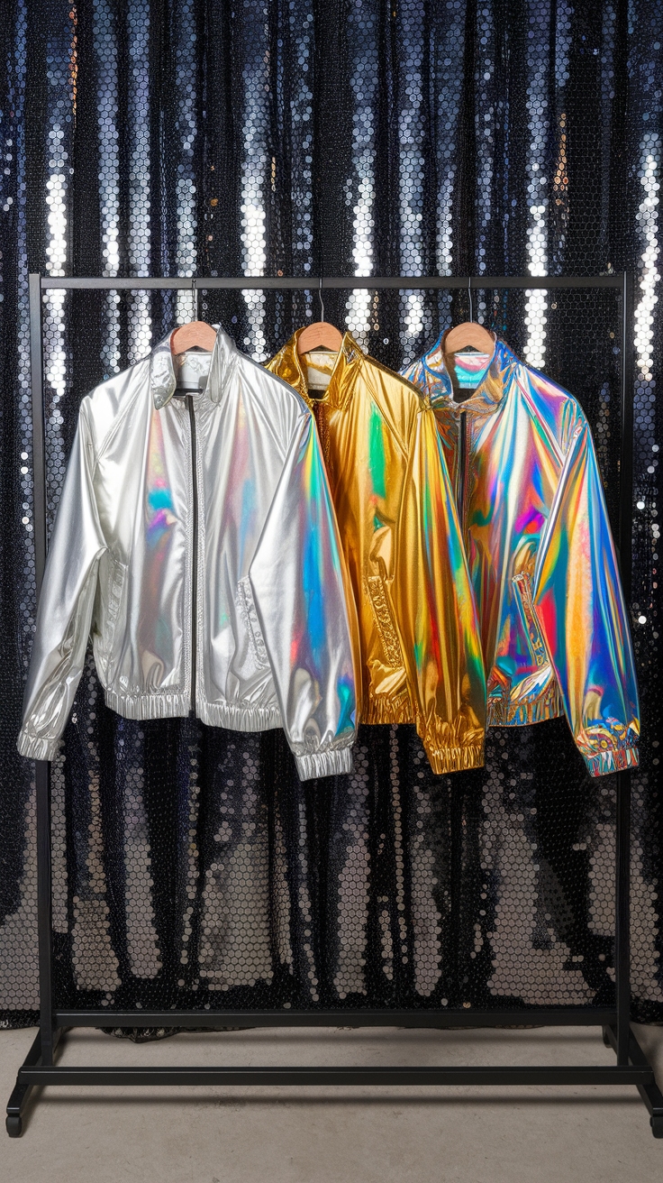 Creating a Stunning Metallic Jacket Look outfit idea