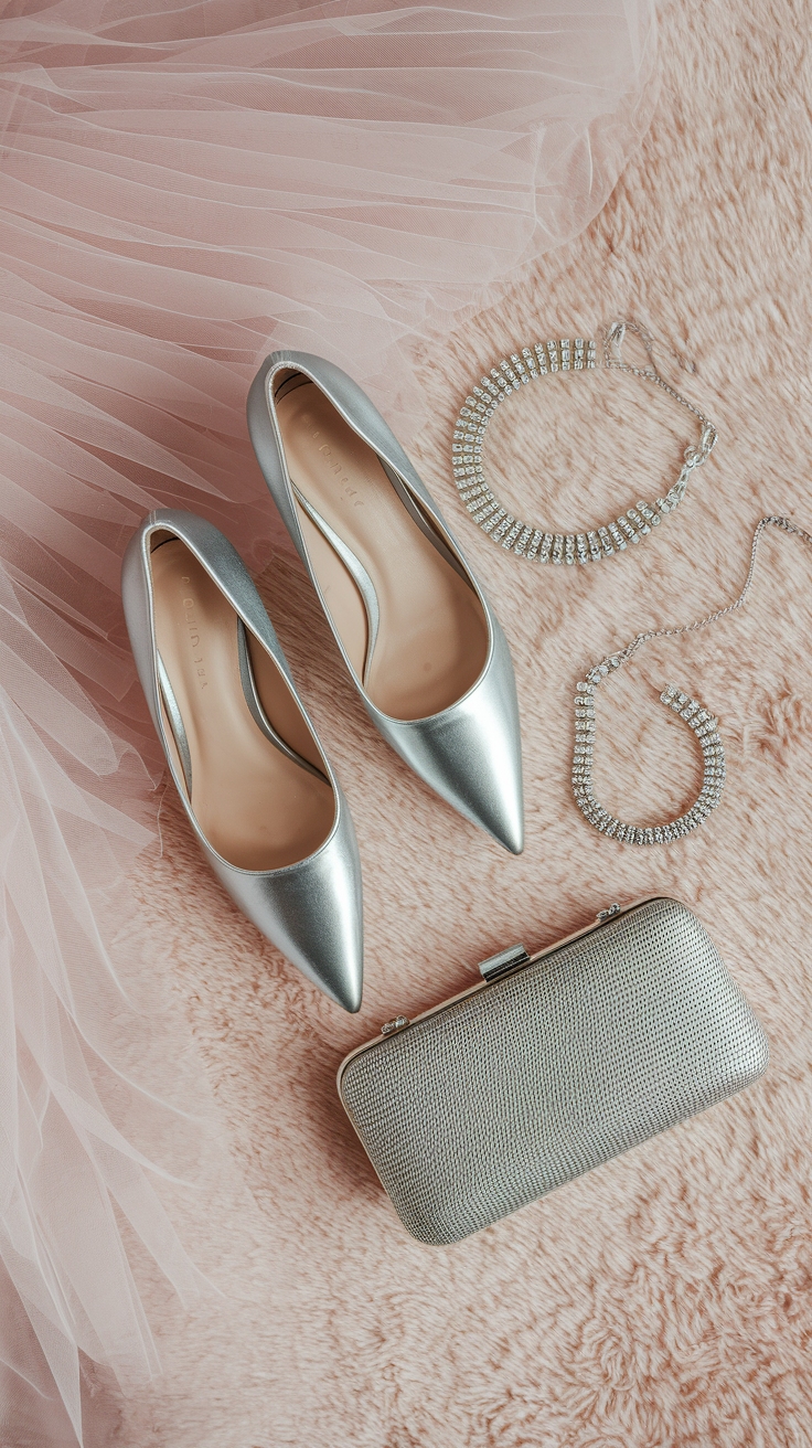 Sleek and Chic Metallic Pointed Heels for Any Outfit outfit idea