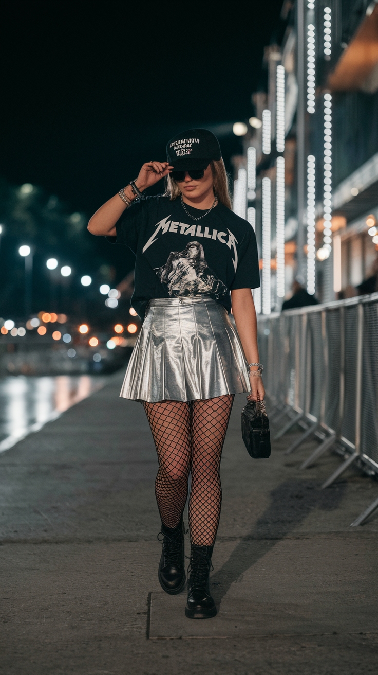Inspiring Metallica Concert Outfit Ideas for Fans outfit idea