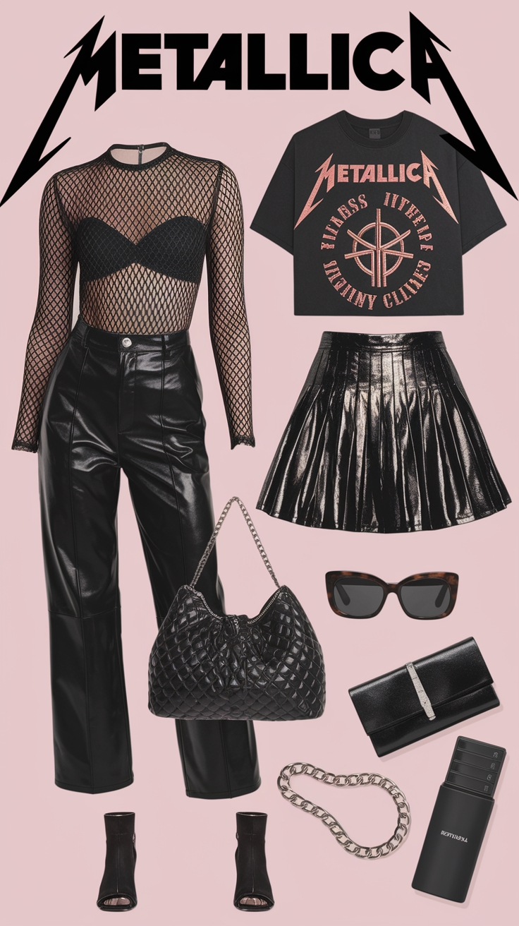 Unique Metallica Concert Outfit Options to Try outfit idea
