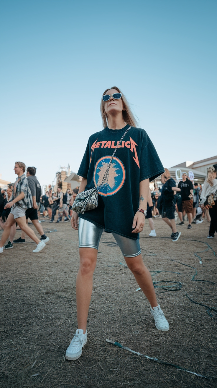 Rock Your Metallica Concert Outfit Women with Confidence outfit idea