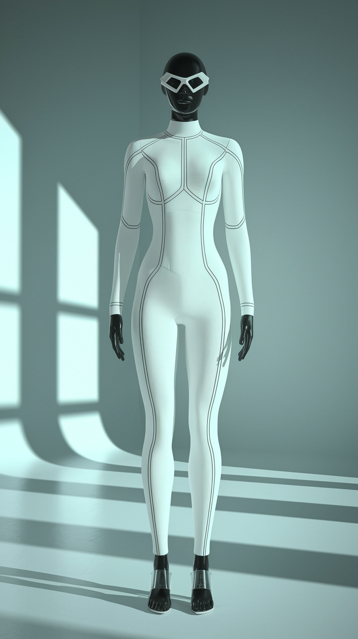 Embracing Minimalist Futuristic Fashion Trends outfit idea