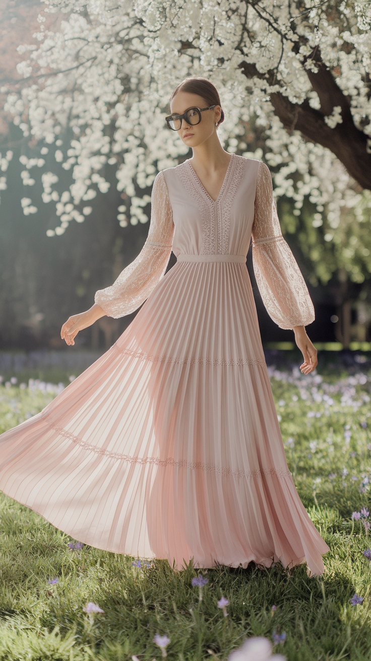 Perfecting Your Look with Modest Maxi Dresses This Summer outfit idea