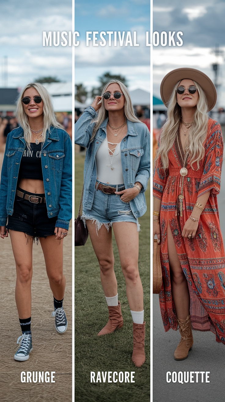 Must-Have Looks for Music Festival L This Year outfit idea