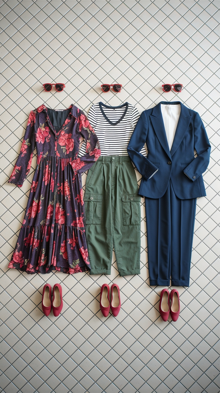 Outfit Ideas with Red Shoes: Bold Looks to Try outfit idea