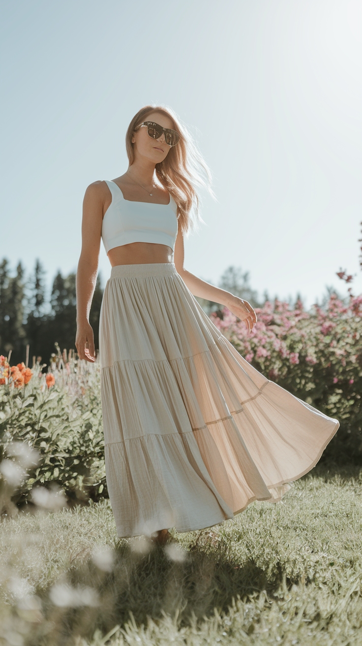 Outfit Inspo Maxi Skirt: Flowing Styles for Every Occasion outfit idea