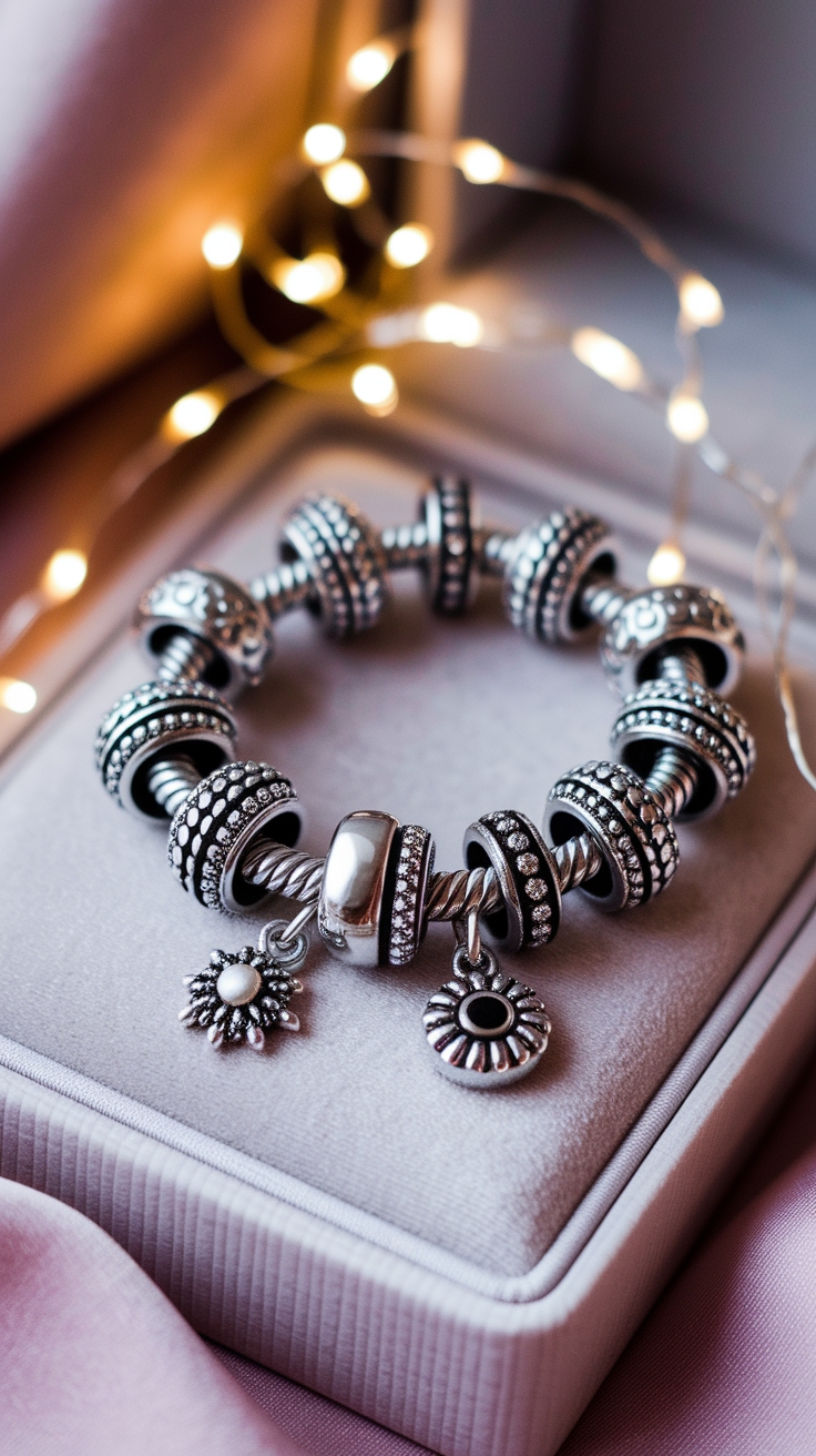 Timeless Pandora Bracelet Charms Ideas Silver outfit idea