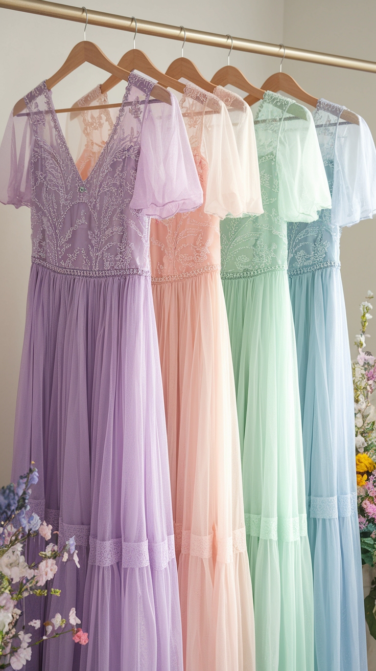 Pastel Maxi Dresses: A Fresh Take on Spring Fashion outfit idea
