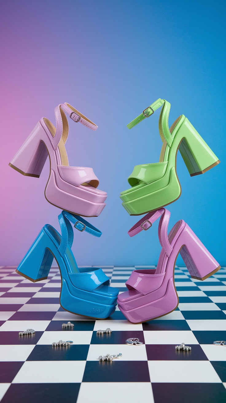 The Allure of Platform Heels Chunky Designs outfit idea