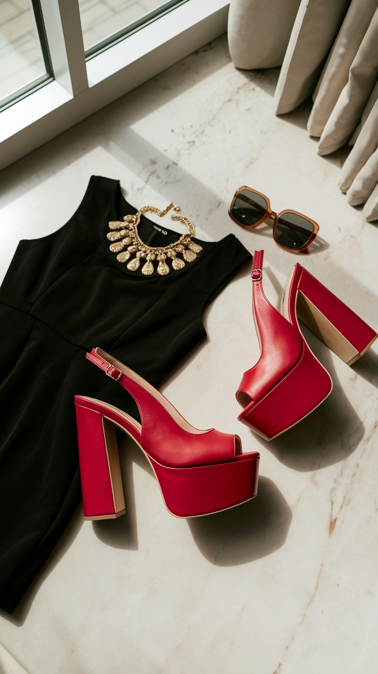 Platform Heels Outfit Ideas: Elevate Your Festival Style outfit idea