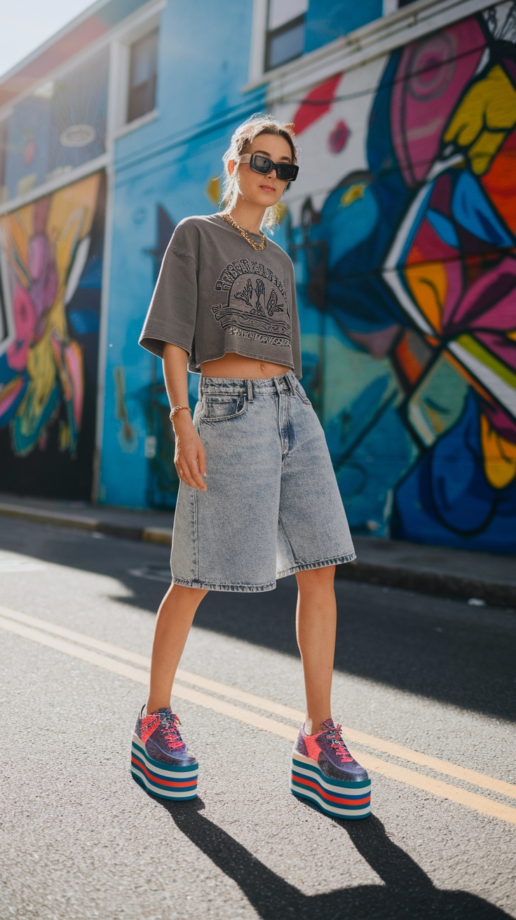 Platform Shoes Outfit Aesthetic: Embrace Unique Styles outfit idea