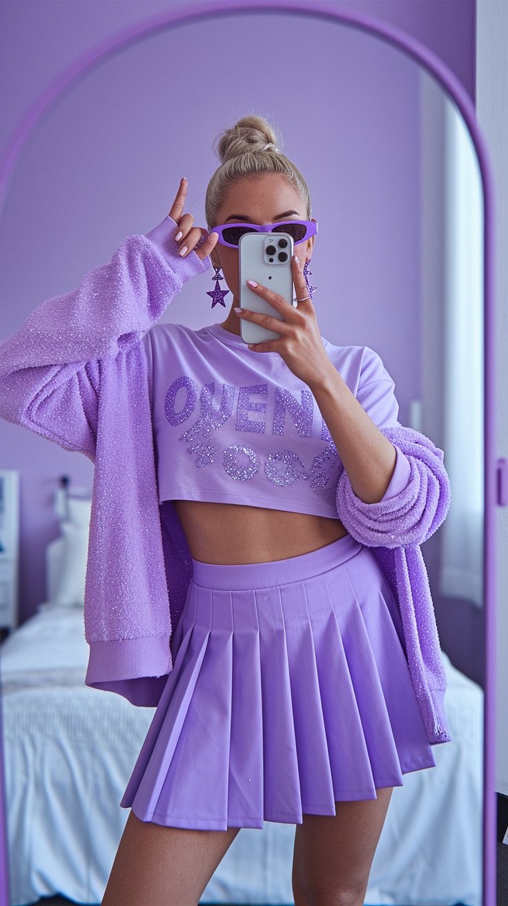 Creating a Purple Y2K Outfit Aesthetic for You outfit idea