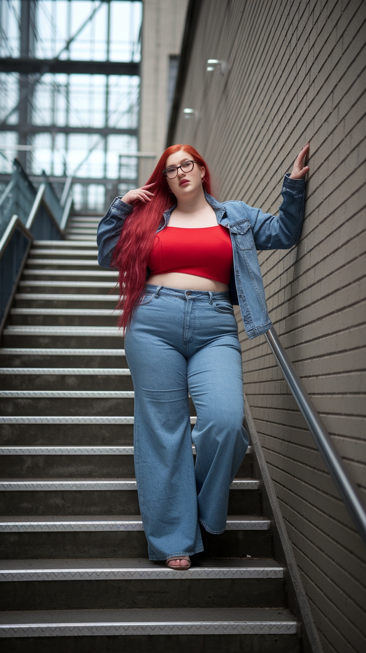 Best Styles for Red Hair Plus Size Fashionistas outfit idea