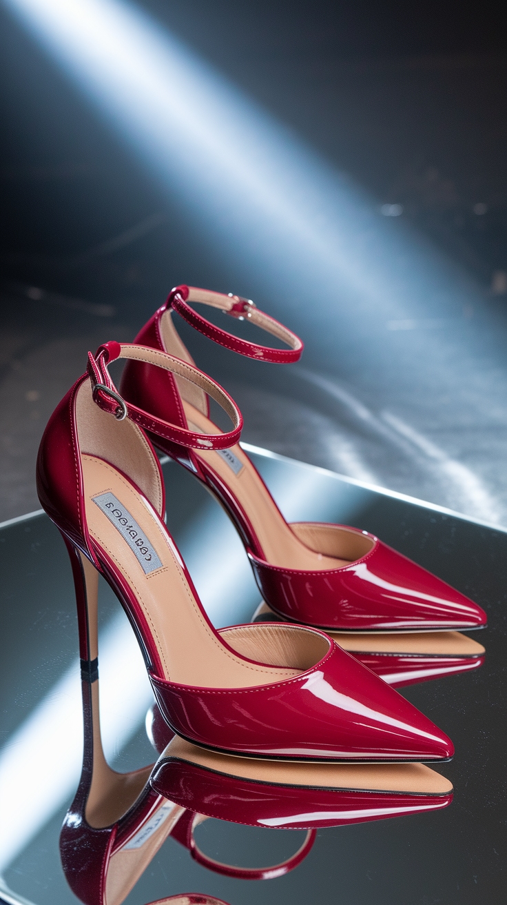 Making a Statement in Red Stilettos This Fall outfit idea