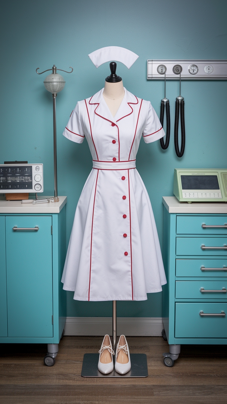 Must-Have Retro Nurse Outfit Inspirations for 2023 outfit idea