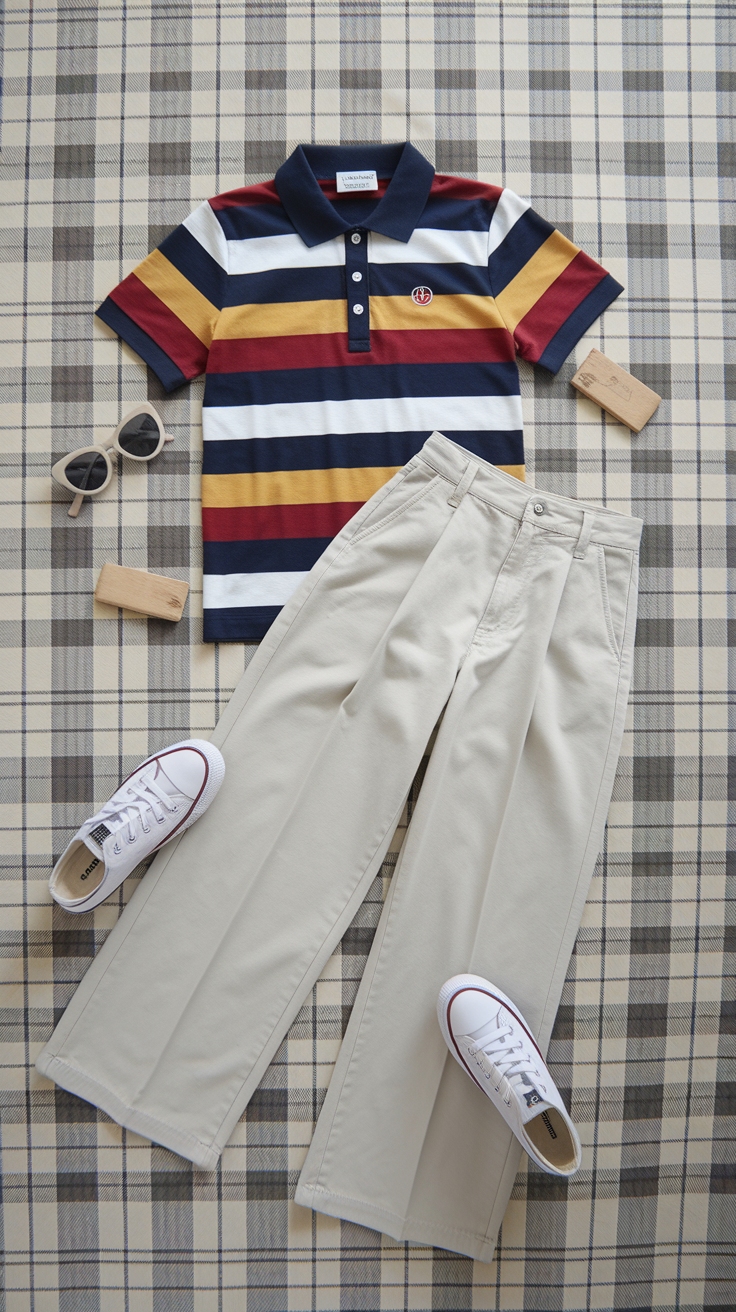 Trendy Retro Polo Outfit Women Will Adore outfit idea